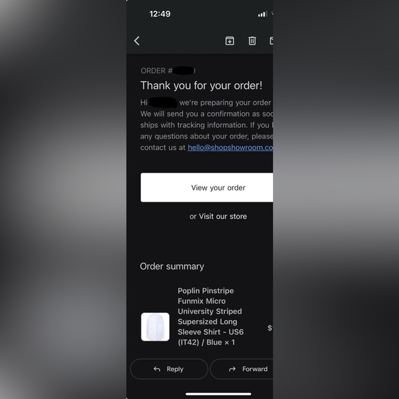 NWT Thom Browne Striped Cotton Poplin Supersized Button-Down Shirt - Picture 10 of 10